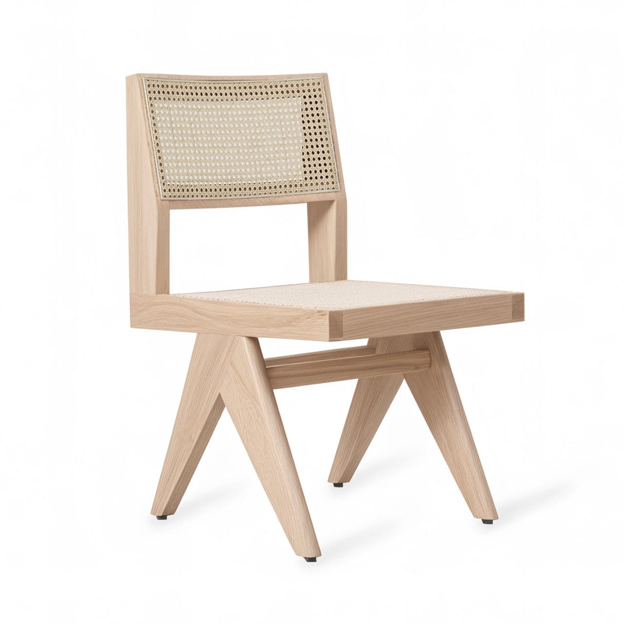 Jeanneret - Ash/Oak/Beech Dining Chair Without Armrest 2 by Alankaram