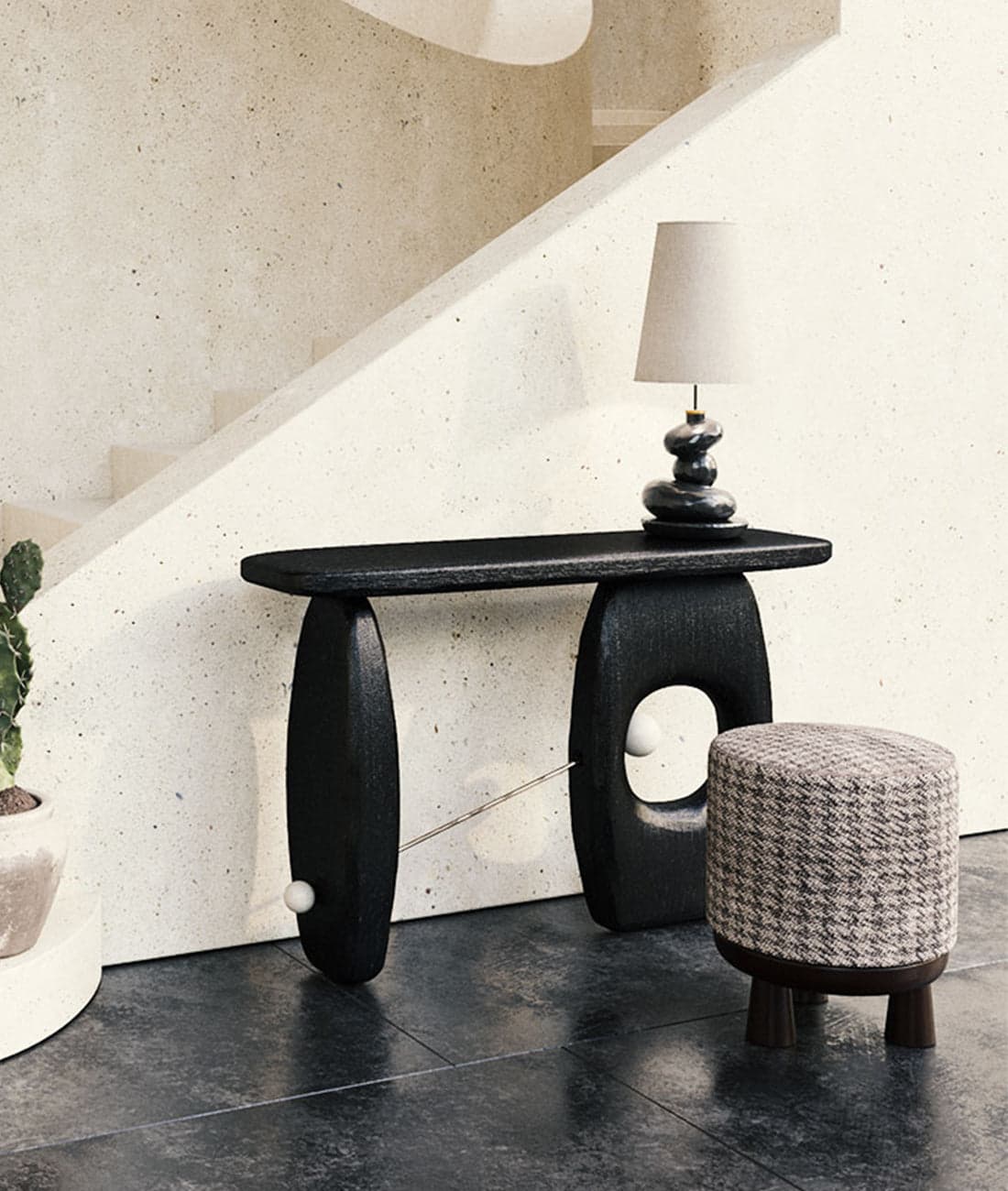 Saga Console Table by Lakkadhaara