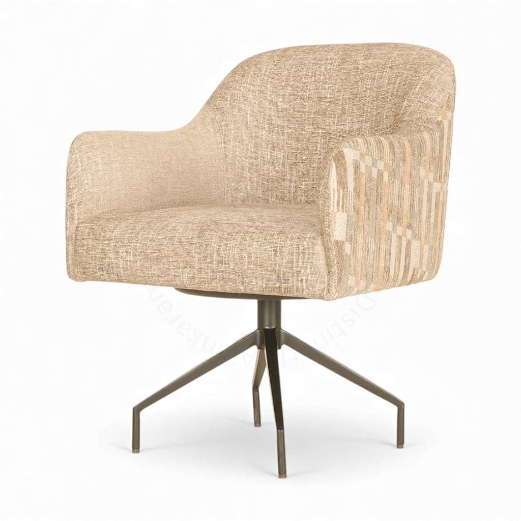 Aavaha - Metal Dining Chair, Spider Base by Alankaram