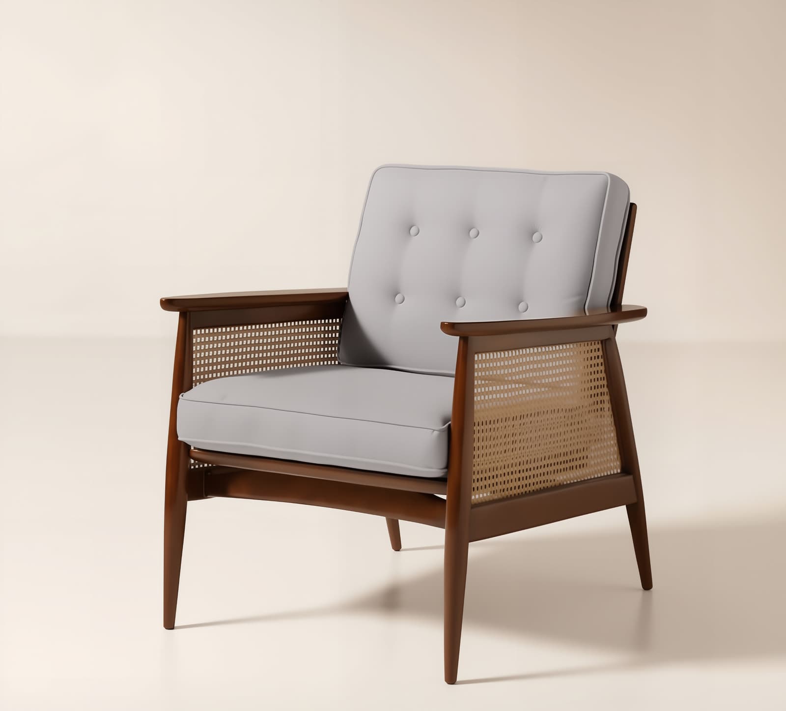 The Neon Armchair (Natural Teak) by The Inside project