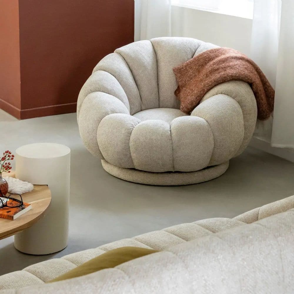 Bouclé Cloud Chair in Fabric | Modern Sofa Chair – Furnhands® by Furnhands