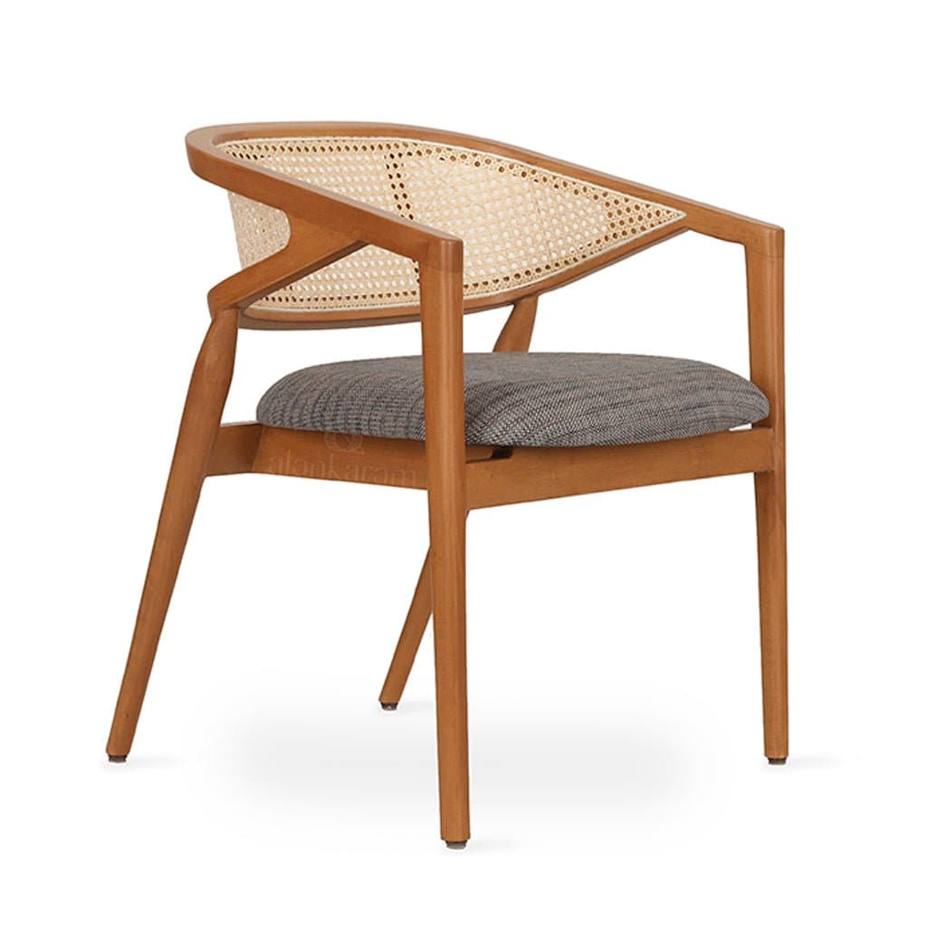 Kusuka - Ash/Oak/Beech Dining Chair, Stained 2 by Alankaram