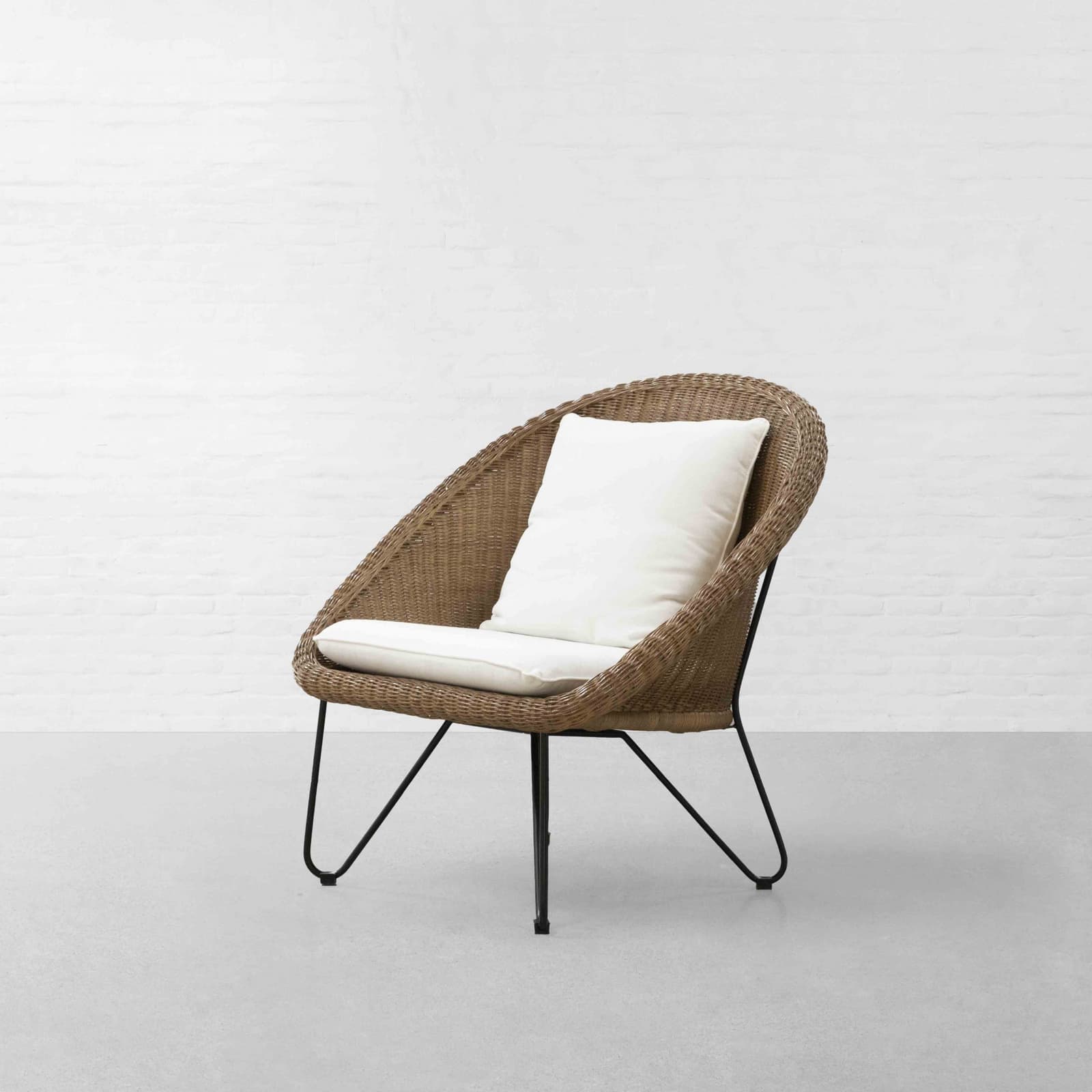 Malia Rattan Lounge Chair by Gulmohar Lane