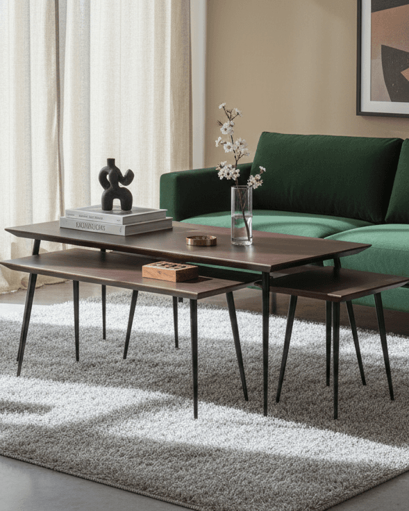 Float Nesting Table Set of 3 by AKFD Studio