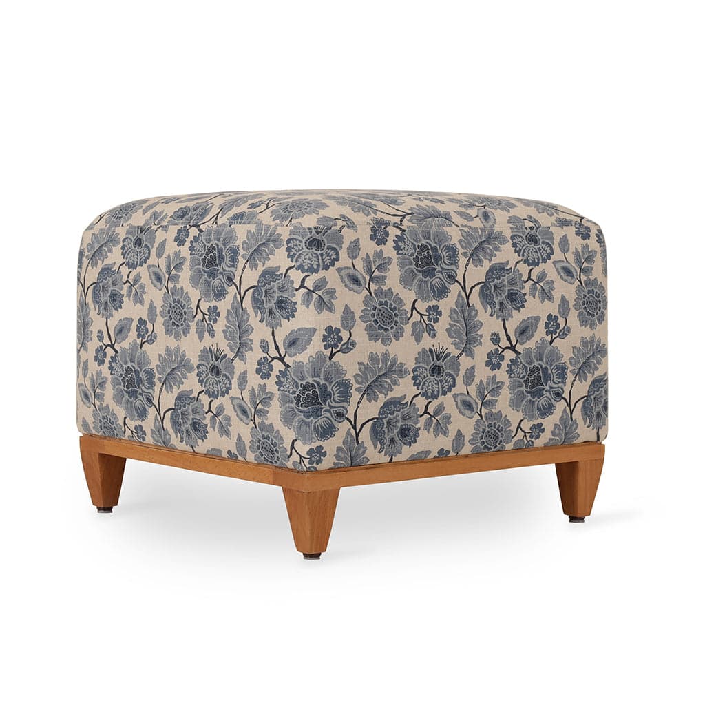 Bluma - Teakwood Ottoman 2 by Alankaram