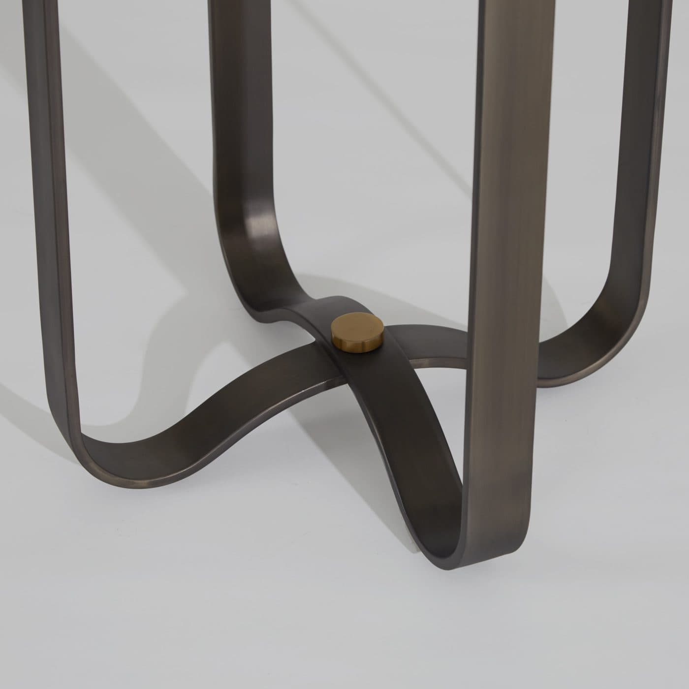 ARC SIDE TABLE – GUNMETAL by Sage Living