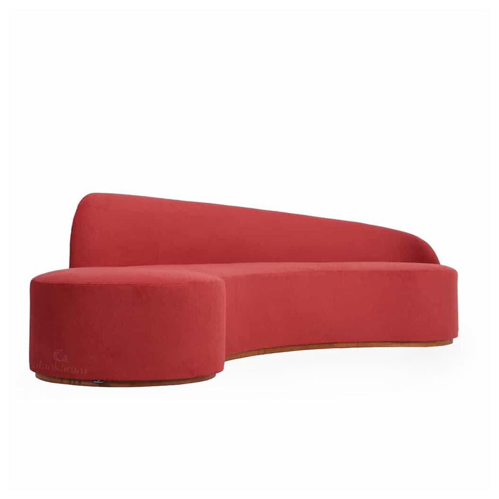 Dilim - Teak Carved sofa by Alankaram