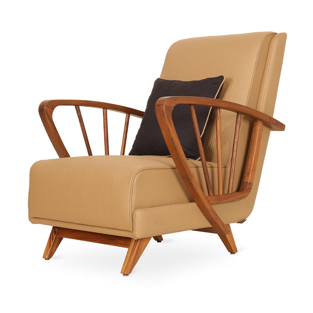 Fani - Teak Lounge Chair by Alankaram