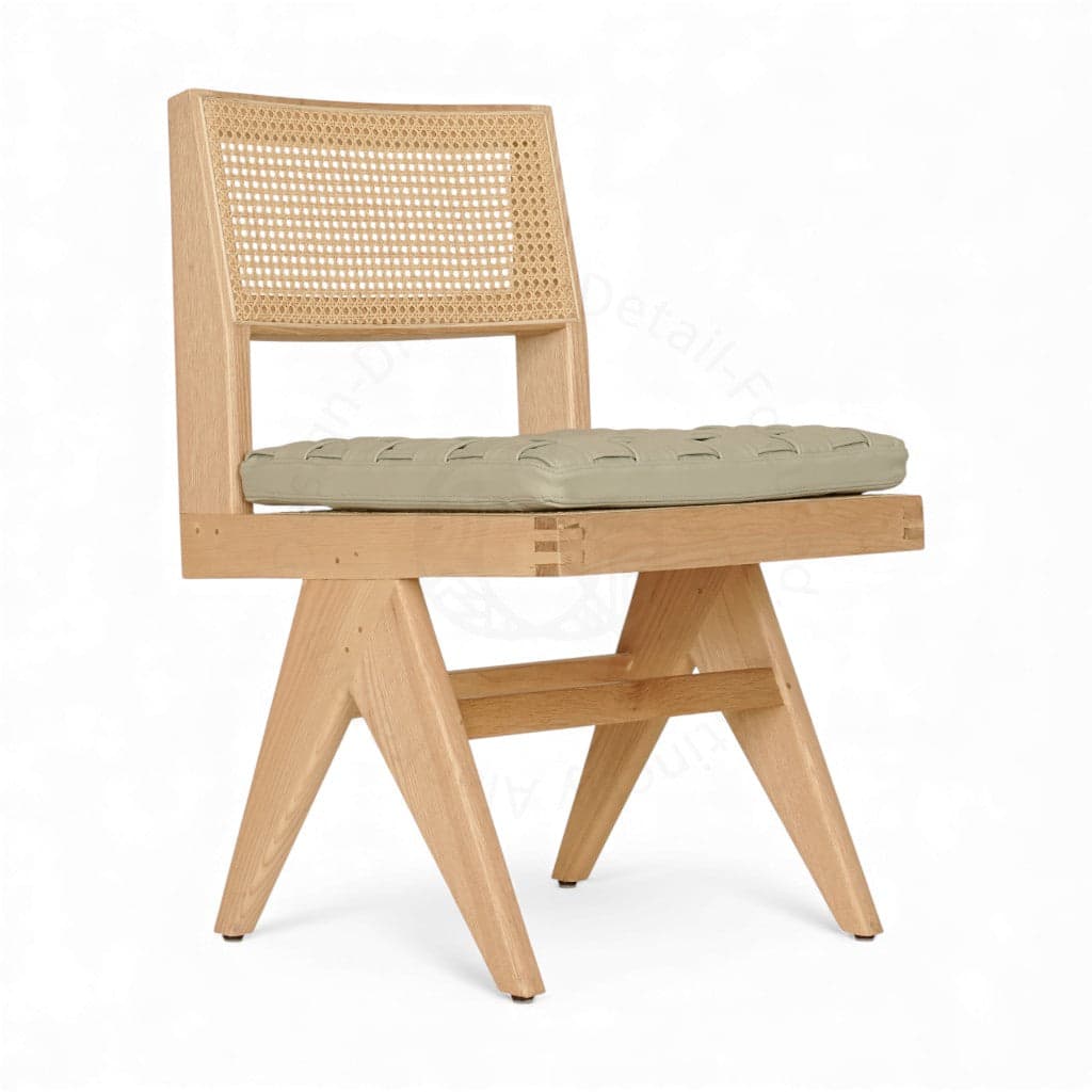 Jeanneret - Ash/Oak/Beech Dining Chair Without Armrest 3 by Alankaram