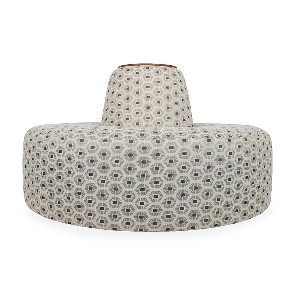 Doira - Round Teak Sofa, (Small) 3 by Alankaram