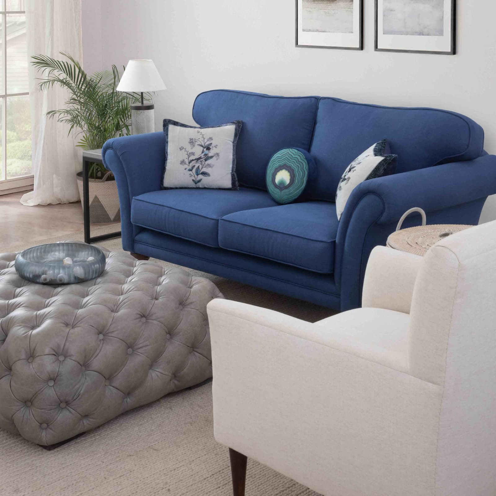 Birmingham Tufted Leather by Gulmohar Lane