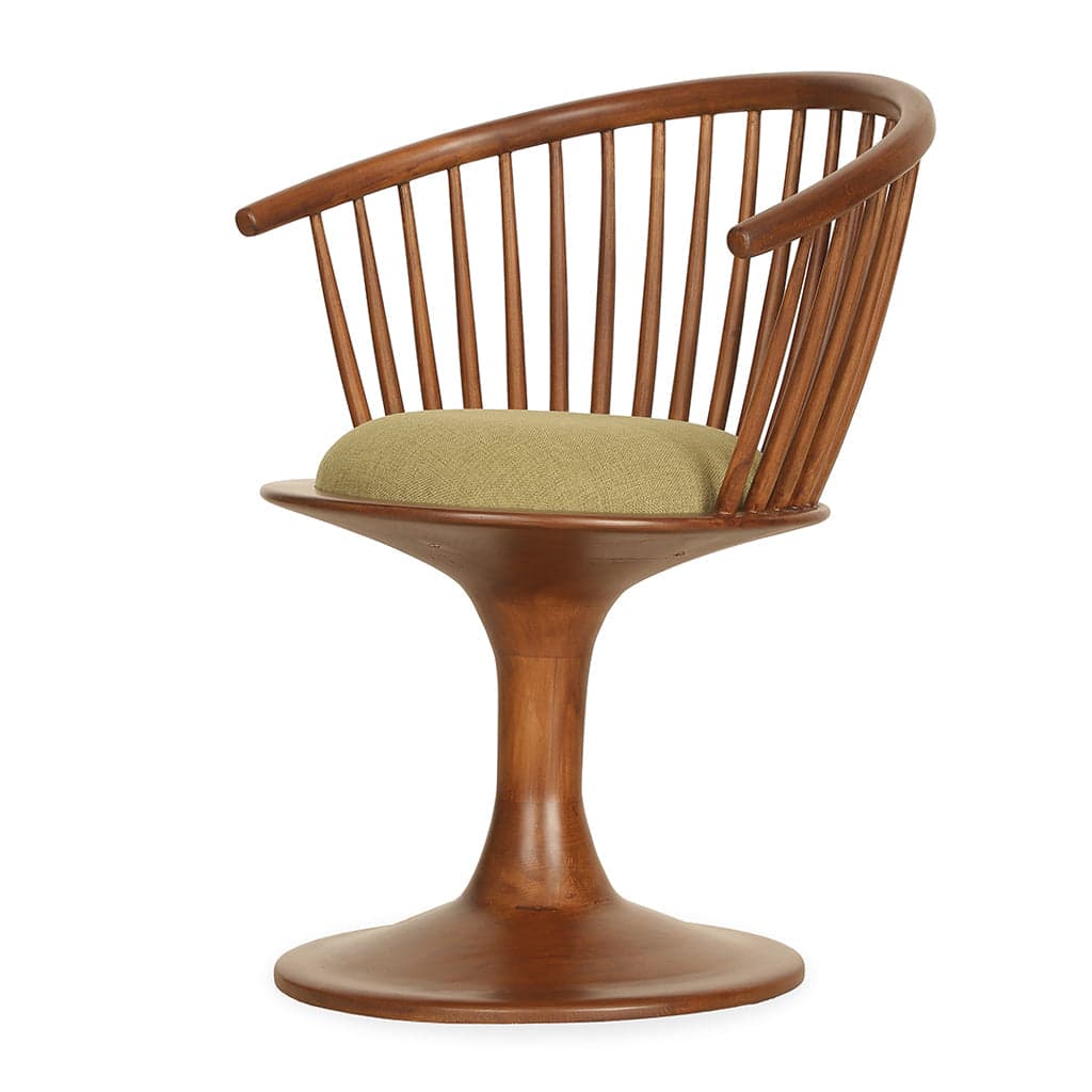 Koru - Ash/Oak/Beech Dining Chair, Teak Stained by Alankaram