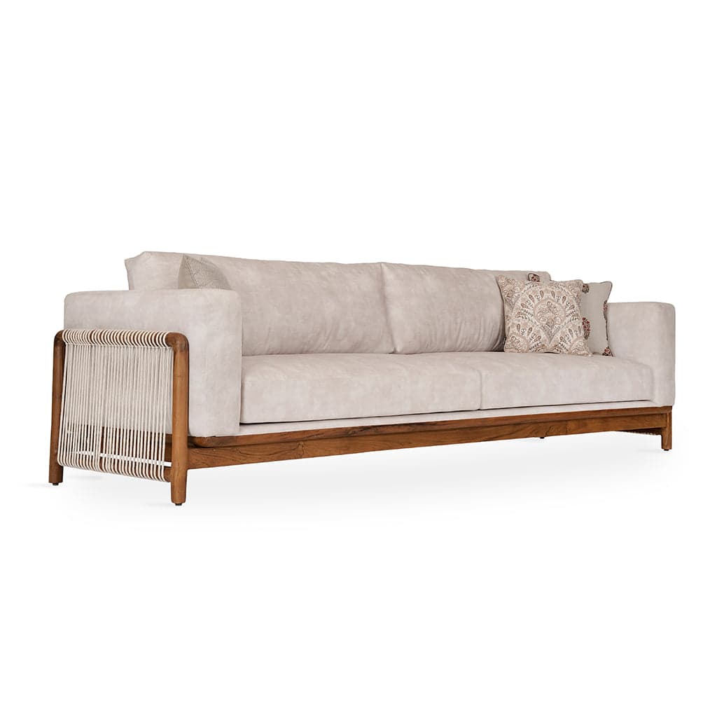 Kaha - Three Seater Teak Sofa 3 by Alankaram