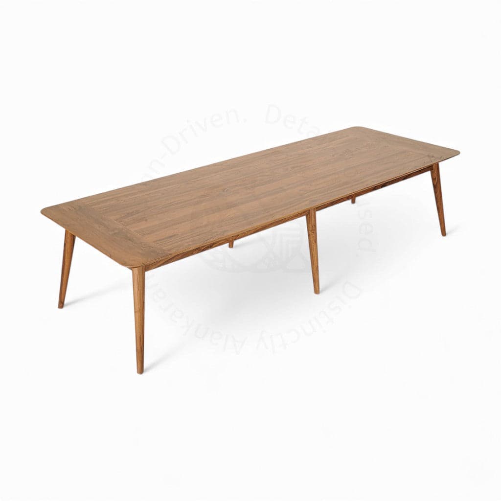 Ambu - Ten Seater Teak Dining Table by Alankaram
