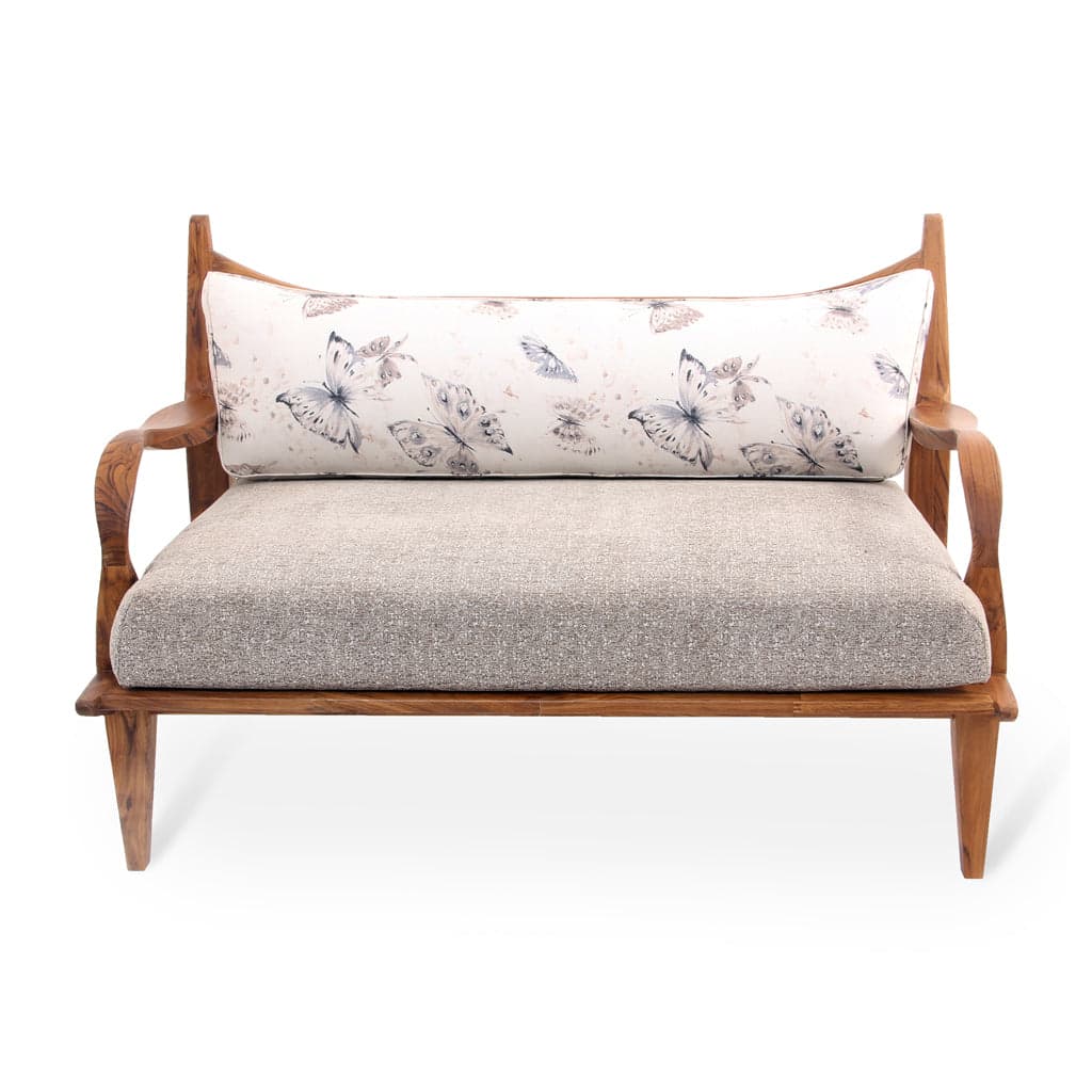 Araal - Two Seater Teak Sofa 6 by Alankaram