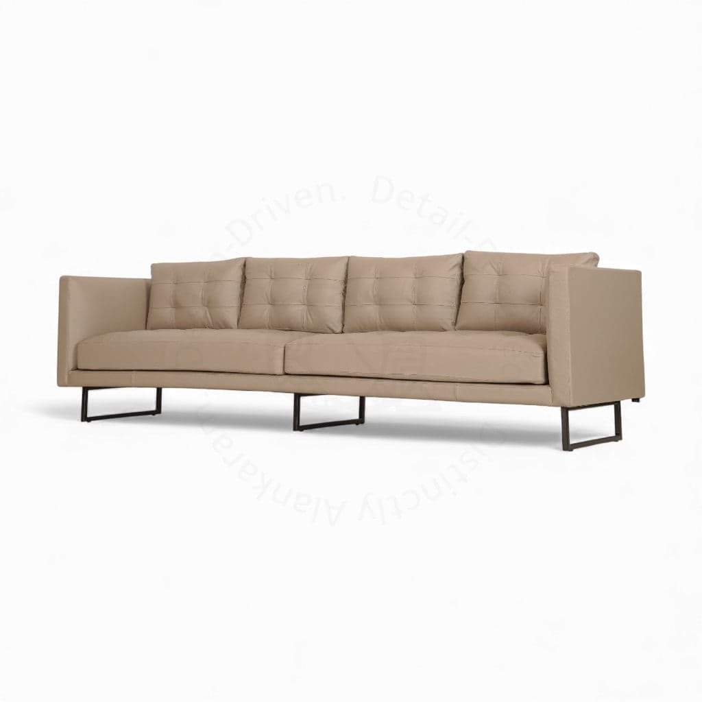 Giza - Four Seater Metal Sofa by Alankaram