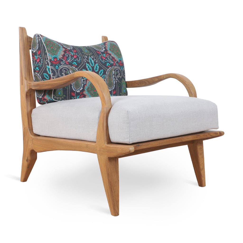 Araal - Teak Lounge Chair 5 by Alankaram