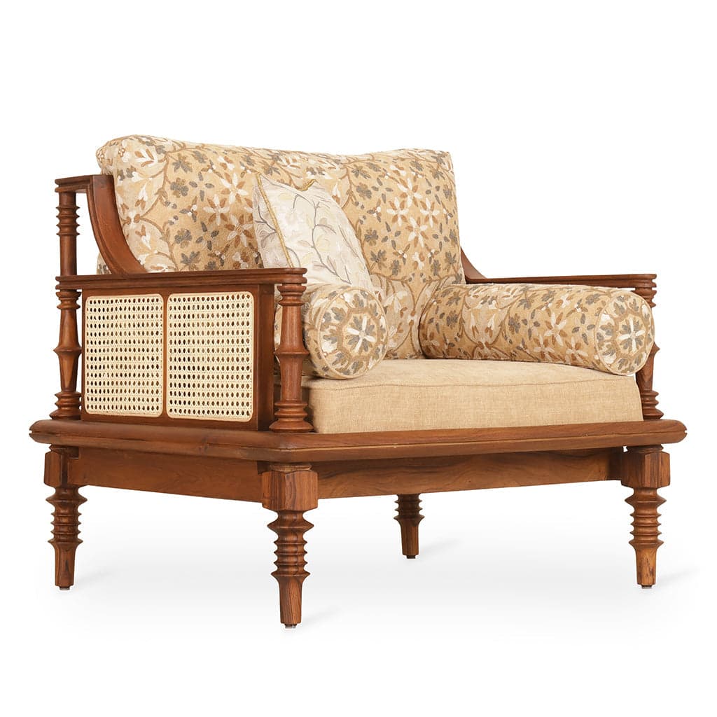 Megah - Teak Club/Sofa Chair 4 by Alankaram