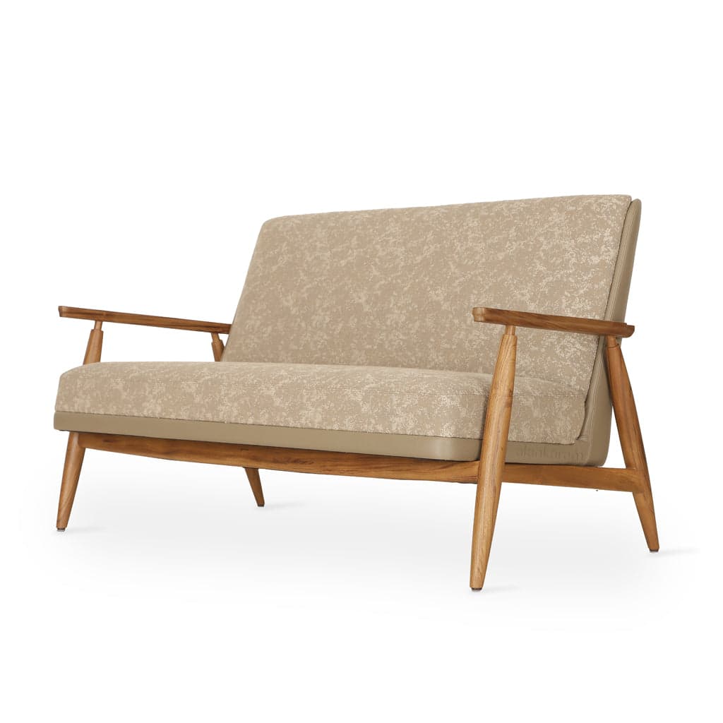Aronui - Two Seater Teak Sofa by Alankaram