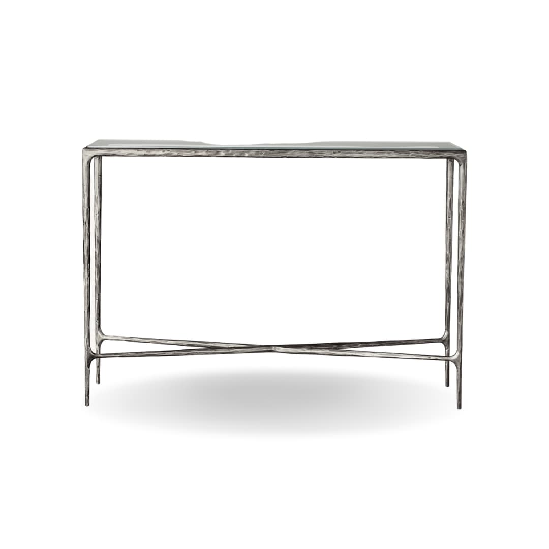 Vesta Console Table - Forged Pewter by The Inside project