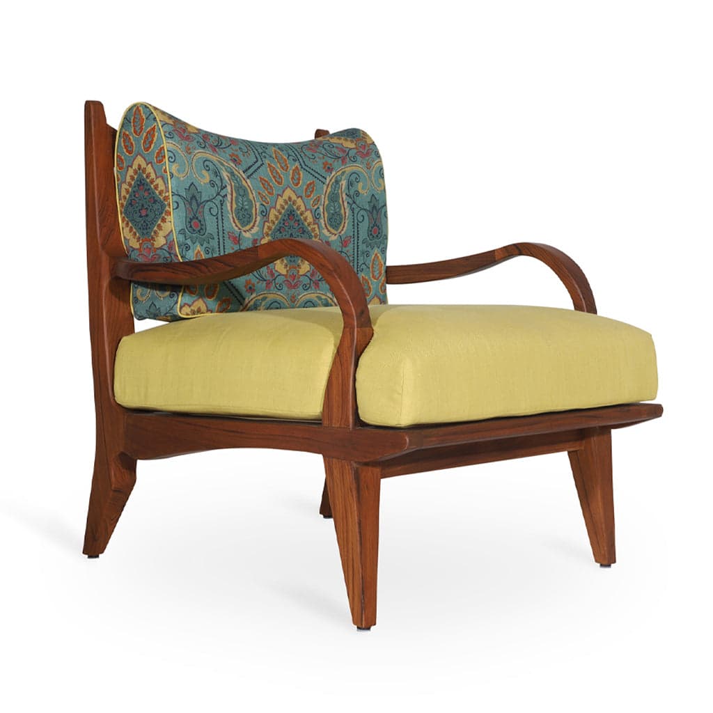 Araal - Teak Lounge Chair 3 by Alankaram
