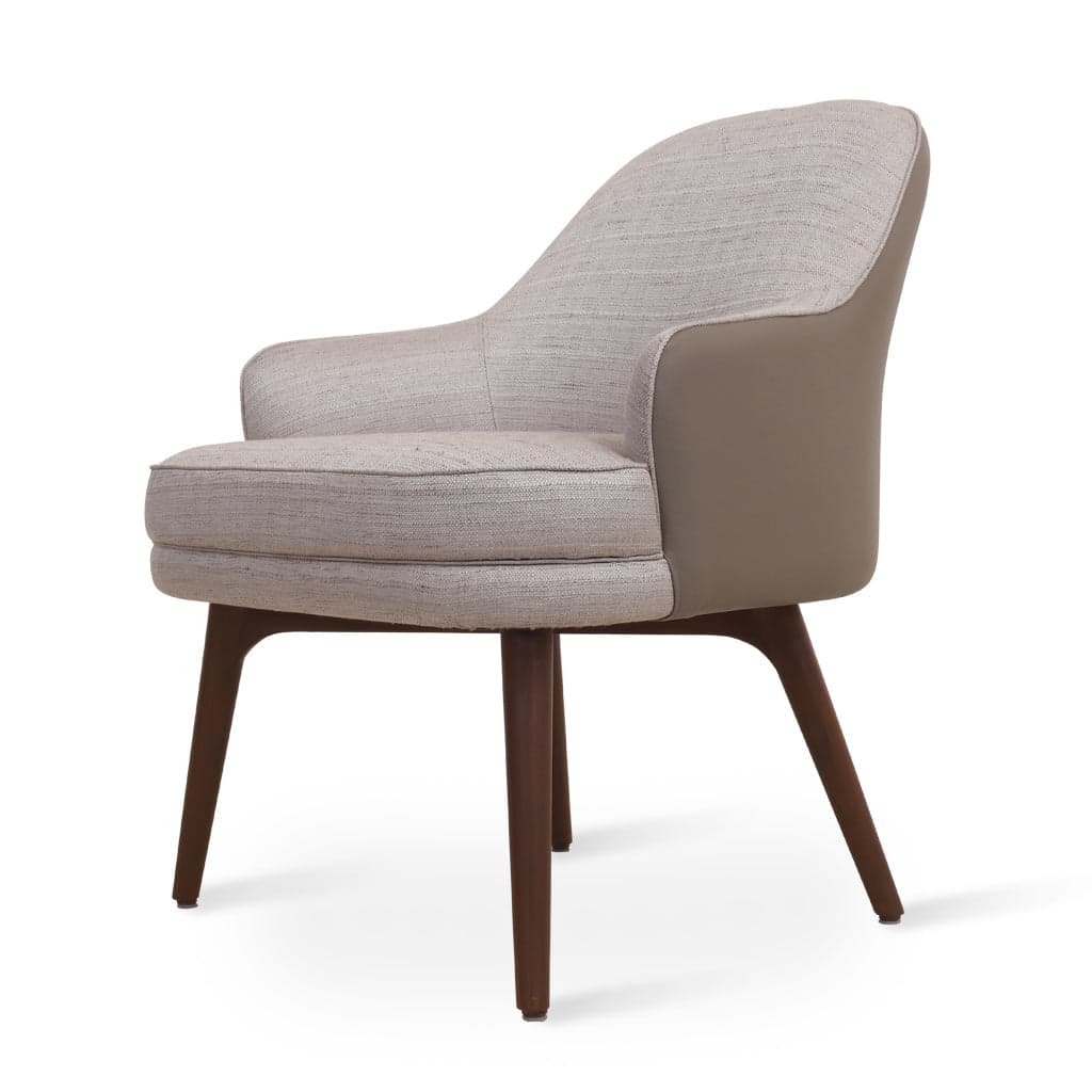 Aula - Ash/Oak/Beech Lounge Chair, Stained by Alankaram