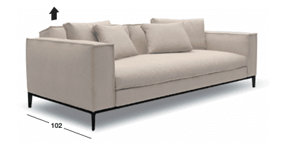Taylor Medium Up Back by Frigerio Salotti