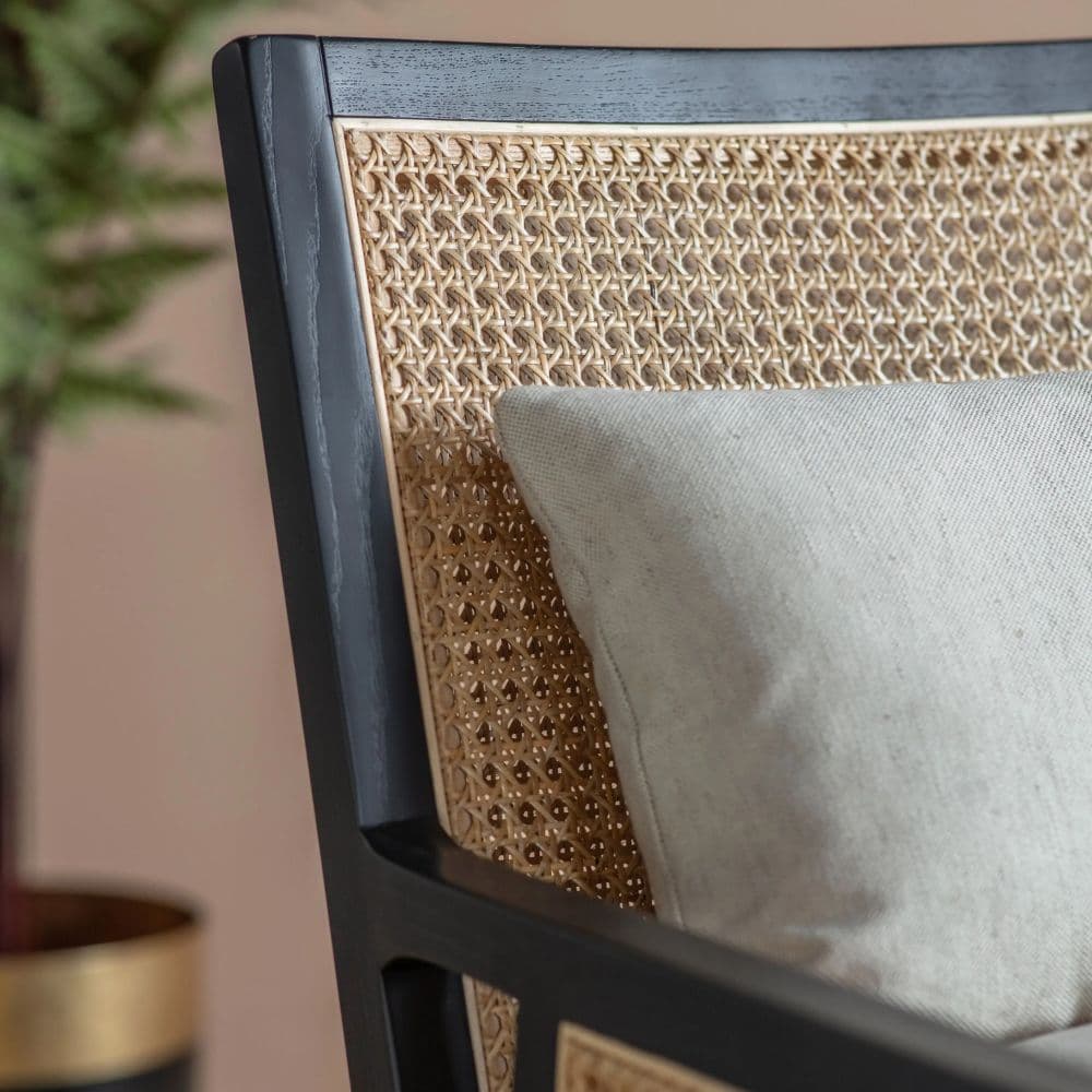 Aurangabad Cane Armchair – Handcrafted Accent Chair for Modern Living Rooms & Lounges by Furnhands