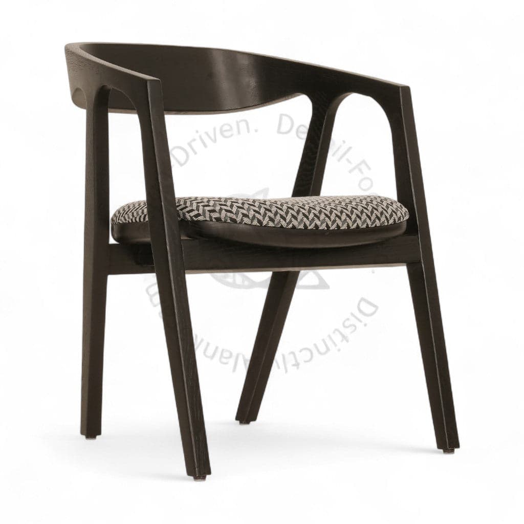 Ince - Ash/Oak/Beech Dining Chair, Stained 4 by Alankaram